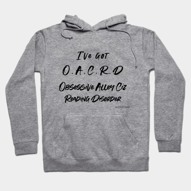 OBSESSIVE ACRD Black Hoodie by Alley Ciz